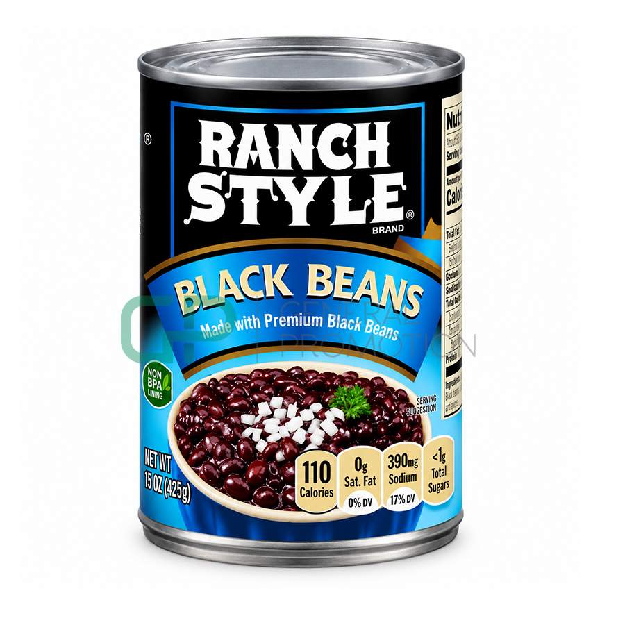 RANCH STYLE new Ranch Style Vegetable Black Beans - Image 1