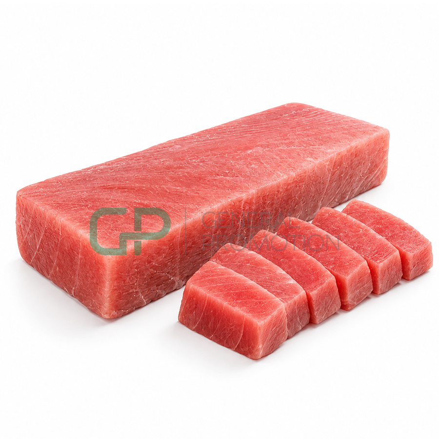 YELLOW FIN TUNA SAKU GRADE AAA new Yellowfin Tuna Saku (Grade AAA) - Image 1