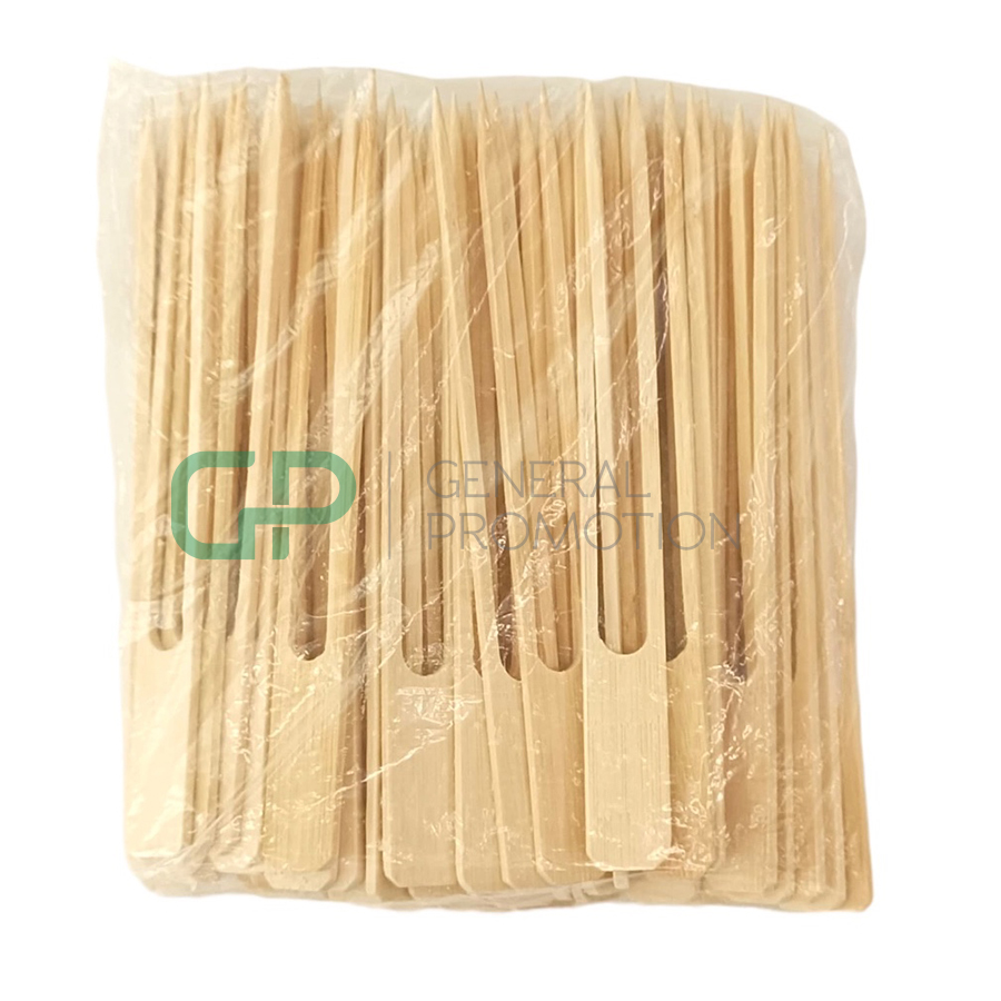 Bamboo Steak Fork 18cm, 50pcs Bamboo Steak Fork 18 Cm - Image 1