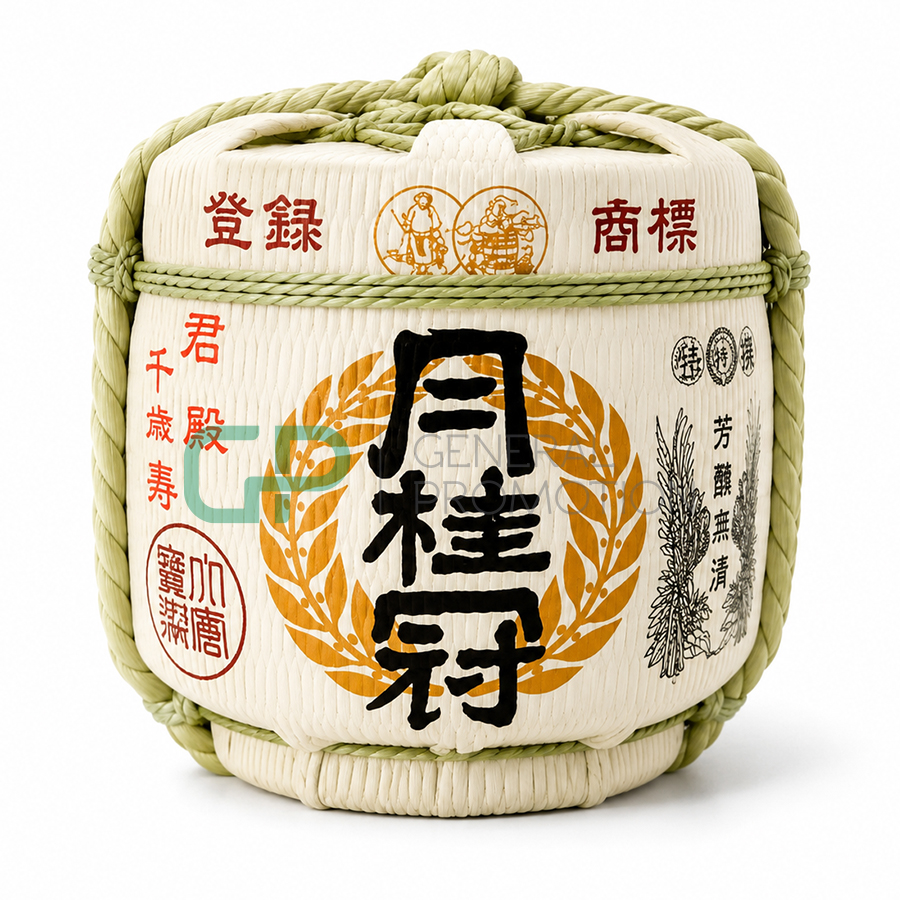dassai ceremonial with two mallets Dassai Ceremonial Sake Barrel With Two Mallets - Image 1